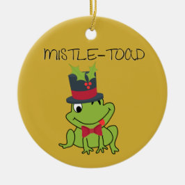 Ornamento gracioso de Mistletoe "Mistle-Toad"