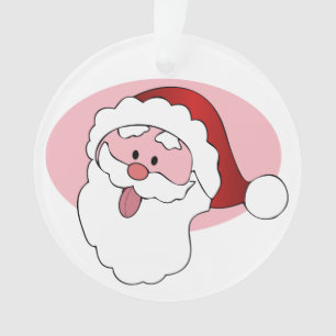 Ornamento gracioso de Santa personalizado