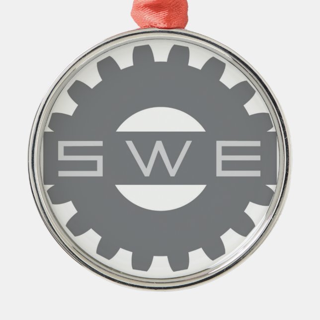 Ornamento gris de SWE (sociedad de los ingenieros (Frente)