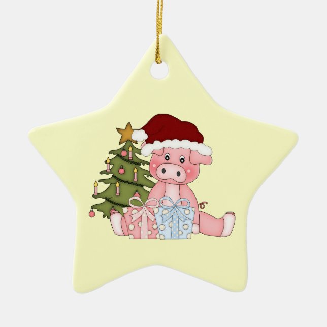 Ornamento guarro del árbol de navidad (Frente)
