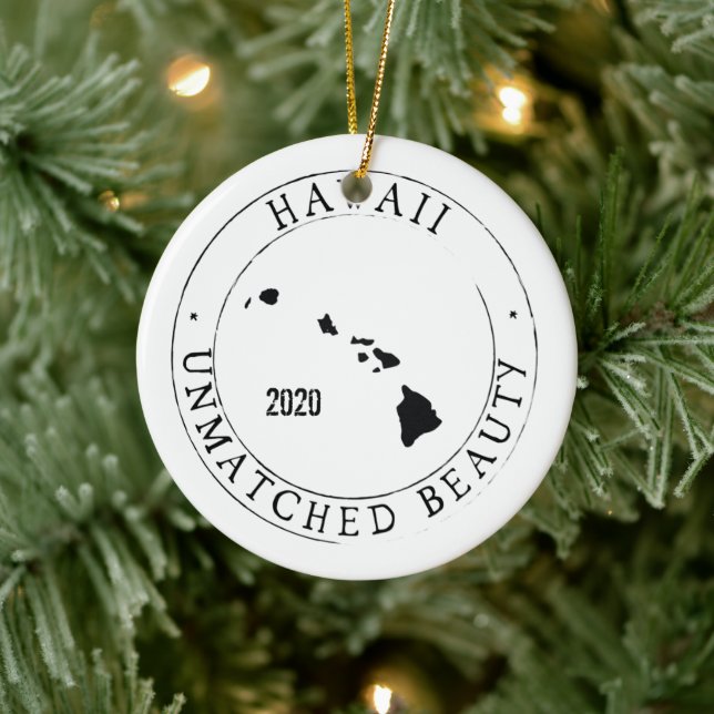 Ornamento hawaiano personalizado (Árbol)