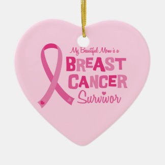 Ornamento hermoso del superviviente del cáncer de