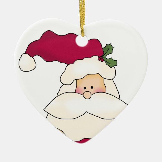 Ornamento Ho Santa Keepsake (Frente)