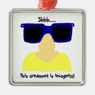 Ornamento Incognito Mustache & Glasses