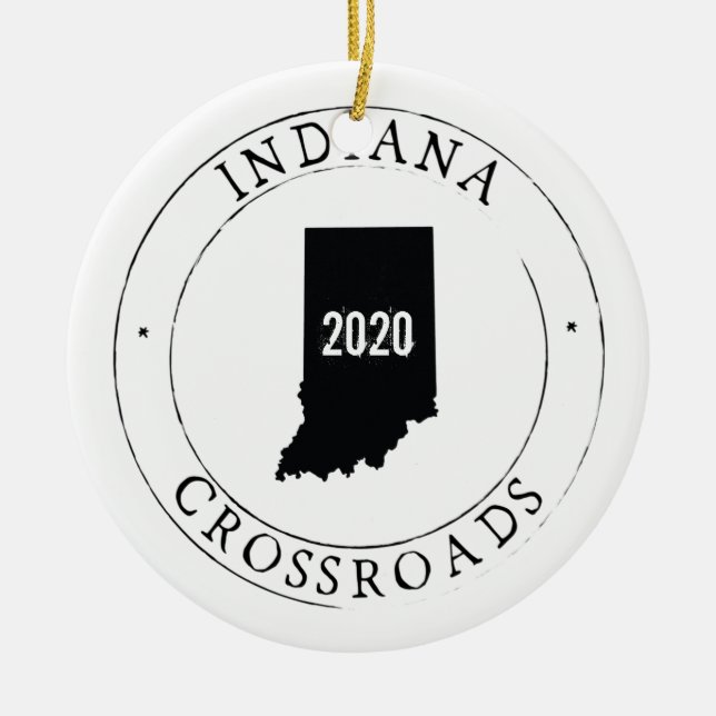 Ornamento Indiana personalizado (Frente)