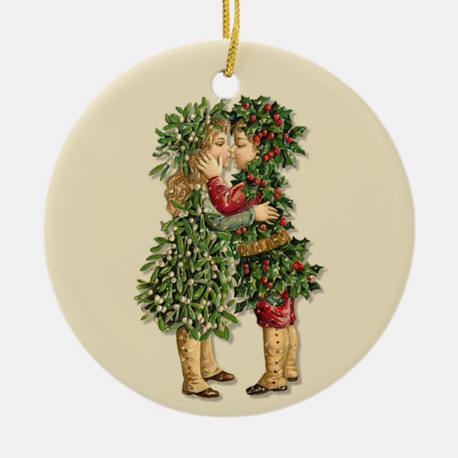 Ornamento infantil Holly y Mistletoe (Frente)
