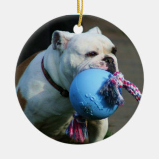 Ornamento inglés del bulldog