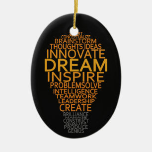 Ornamento inspirador del personalizado de la