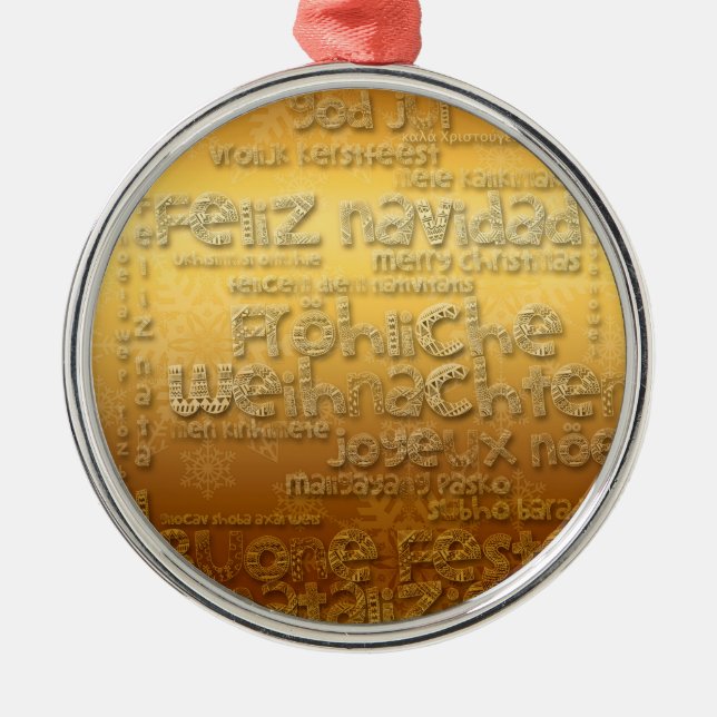 Ornamento internacional de Weihnachten (Frente)