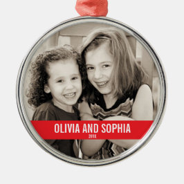 ORNAMENTO INTRÉPIDO DEL NAVIDAD ROJO Y BLANCO