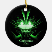 Ornamento inusual de vacaciones para extranjeros c