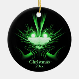 Ornamento inusual de vacaciones para extranjeros c