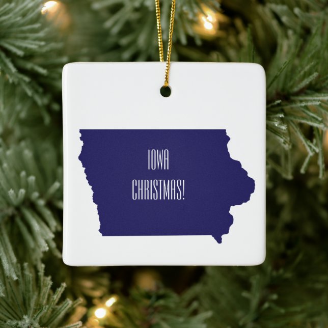 Ornamento Iowa personalizado (Árbol)