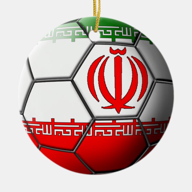 Ornamento iraní del fútbol (Frente)