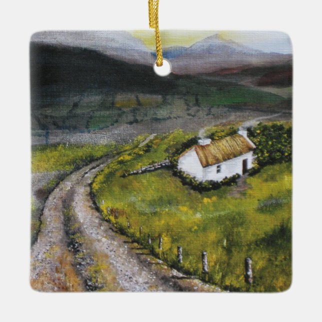 Ornamento irlandés del árbol de Navidad Irlanda (Anverso)