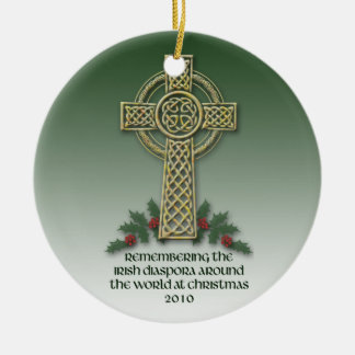 Ornamento irlandés del navidad de la diáspora