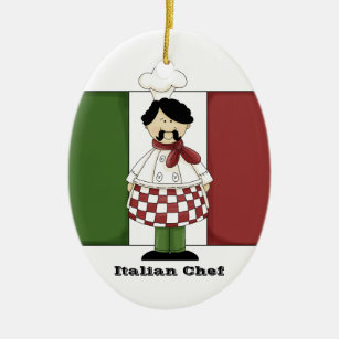Ornamento italiano de la cocina del cocinero #2