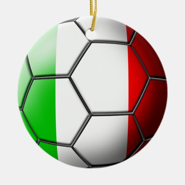 Ornamento italiano del fútbol (Frente)