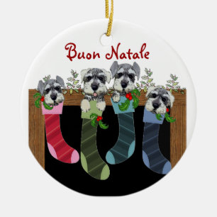 Ornamento italiano del navidad de Buon Natale