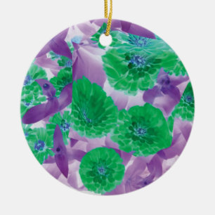 Ornamento japonés de la impresión del kimono