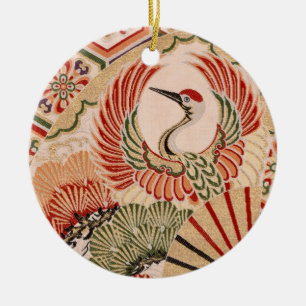 Ornamento japonés de la tela