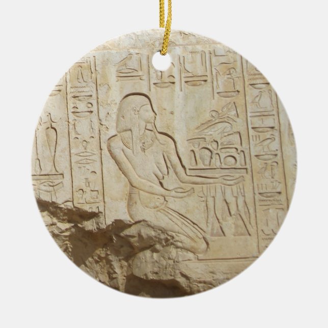 Ornamento jeroglífico de Egipto (Frente)