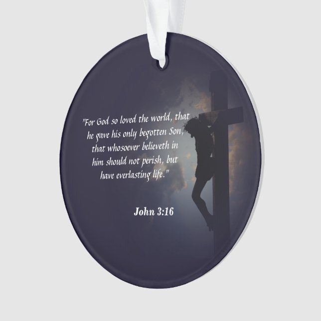 Ornamento John 3:16 (Anverso)