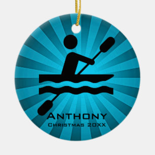Ornamento kayak personalizado