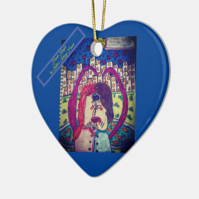 Ornamento kissful Heart por Katie (Izquierda)