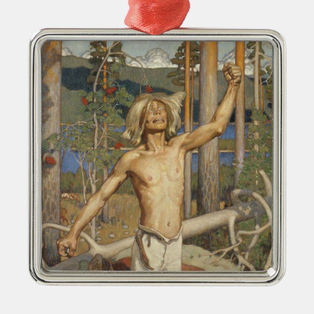 Ornamento Kullervo de Gallen-Kallela (Frente)