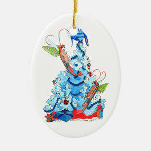 Ornamento lindo caprichoso del navidad de la fauna