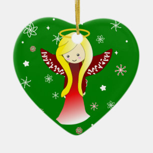 Ornamento lindo del ángel del navidad