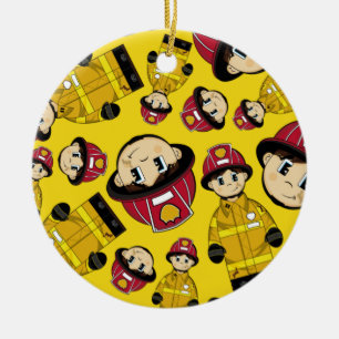 Ornamento lindo del bombero
