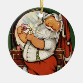 Ornamento lindo del día de fiesta de Papá Noel del
