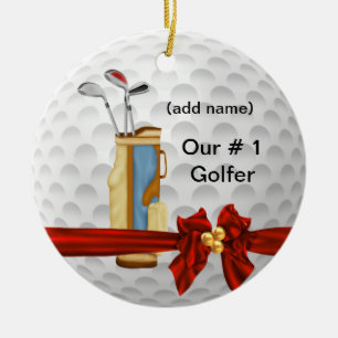 Ornamento LINDO del DÍA DE FIESTA del GOLF