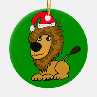 Ornamento lindo del navidad del león XL