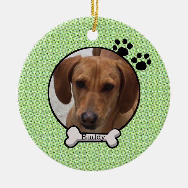 Ornamento lindo del perro (Frente)