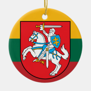 Ornamento lituano de árbol de Navidad Vytis