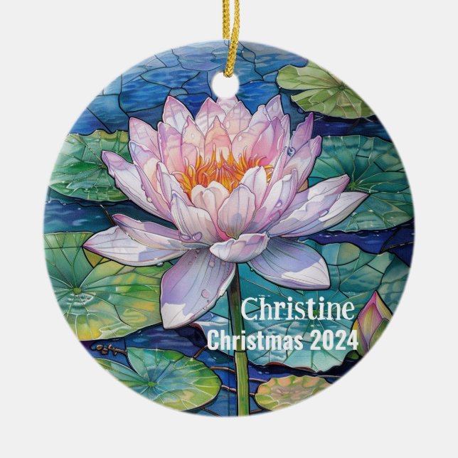 Ornamento Lotus personalizado (Frente)