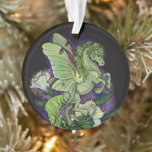 Ornamento Luna Moth Fairy Horse Pegasus