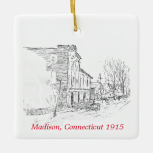 Ornamento Madison CT 1915 - Tiempos más sencillos