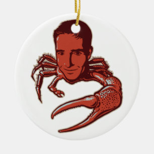Ornamento malhumorado del día de fiesta