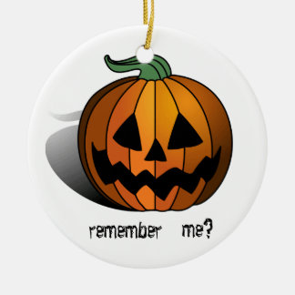 Ornamento malvado de Navidad de la calabaza