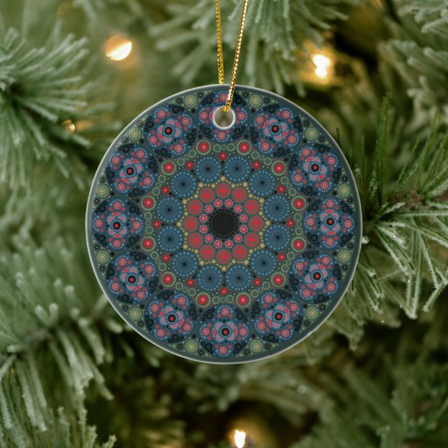 Ornamento Mandala de la piedra de sangre de Births (Árbol)