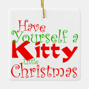 Ornamento Mascota de Navidades Kitty