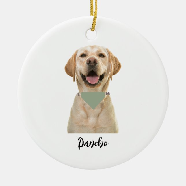 ORNAMENTO MASCOTA PERSONALIZADO (Frente)