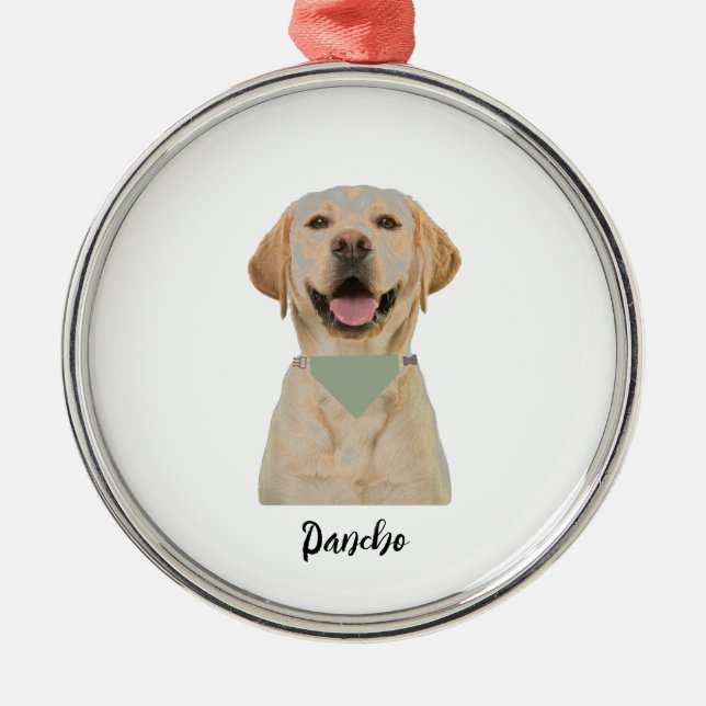 ORNAMENTO MASCOTA PERSONALIZADO (Frente)