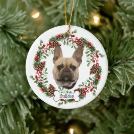 Ornamento Mascota personalizado de bulldog
