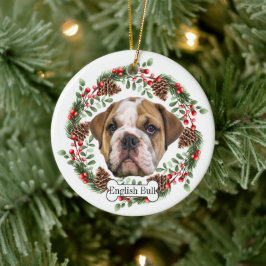 Ornamento Mascota personalizado de Bulldog inglés