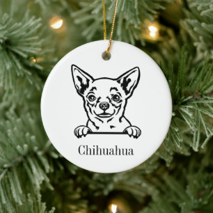 Ornamento Mascota personalizado de Chihuahua, Pers